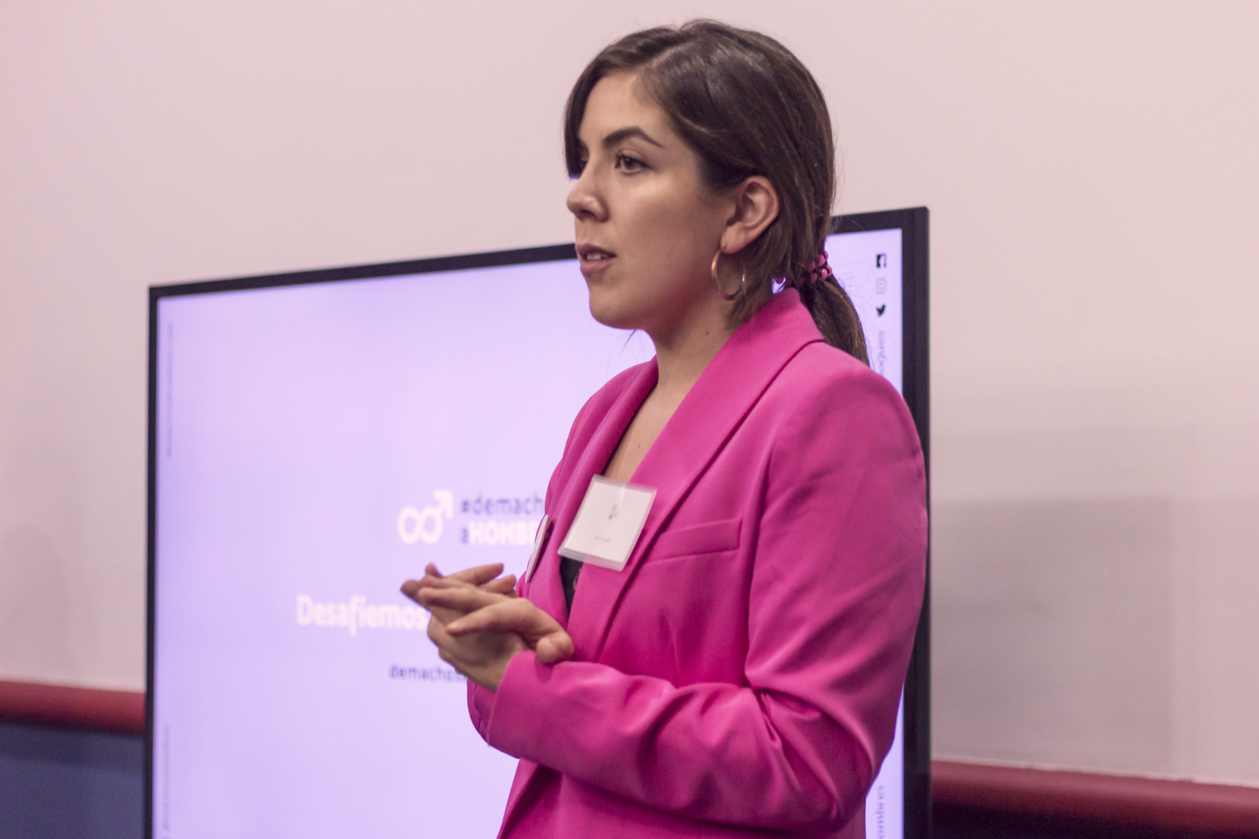 Barbara Aranda Regional Representative for Latin America and Caribbean staff side face upper body picture at event